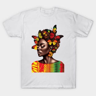 Juneteenth Black History Woman #4 T-Shirt